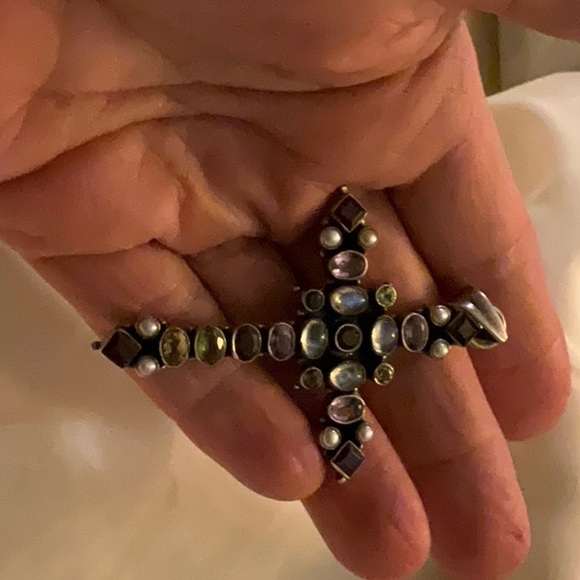 Nicky Butler NB Pendant with multi colored stones - Picture 1 of 4